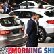 The floor at the Shanghai Auto Show in April 2019.